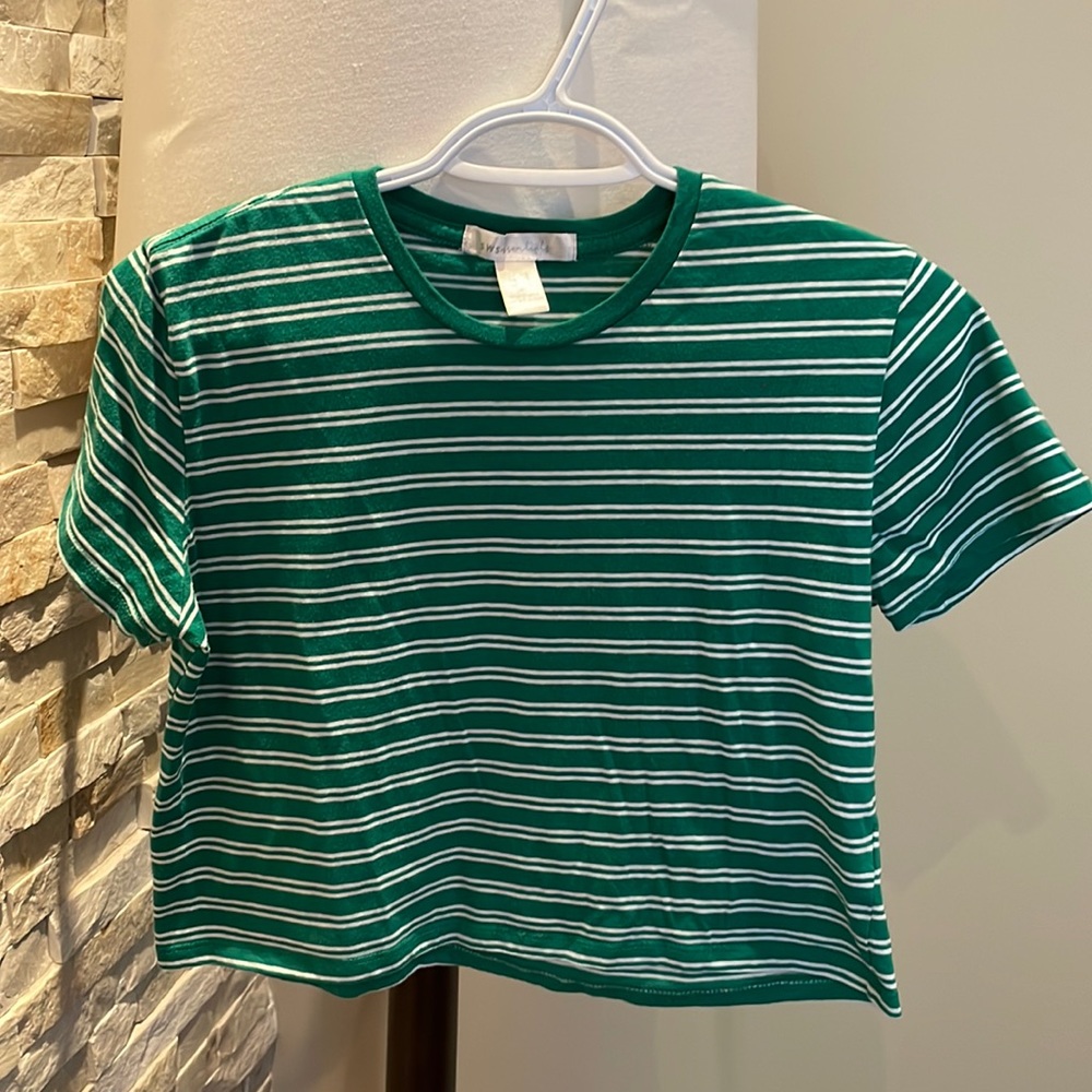 Striped crop top